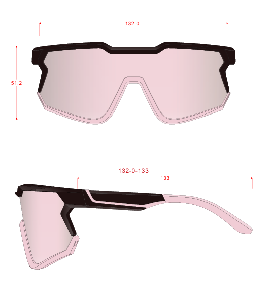 What are women's sunglass dimensions?