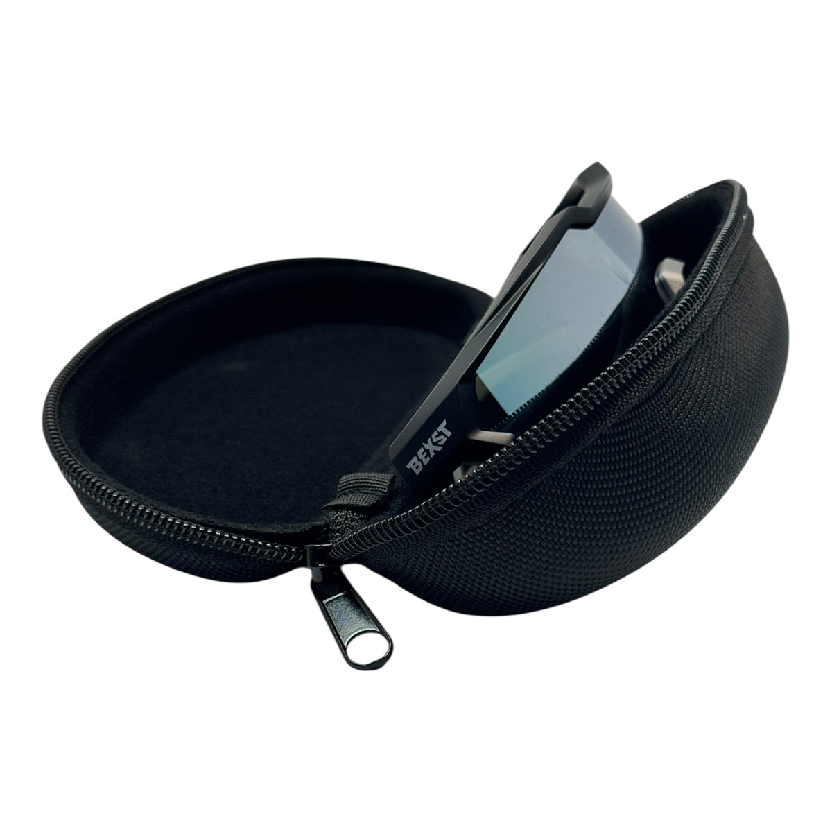 Sport Ballistic Nylon Rigid Sunglass Case with a Premium Cleaning Cloth