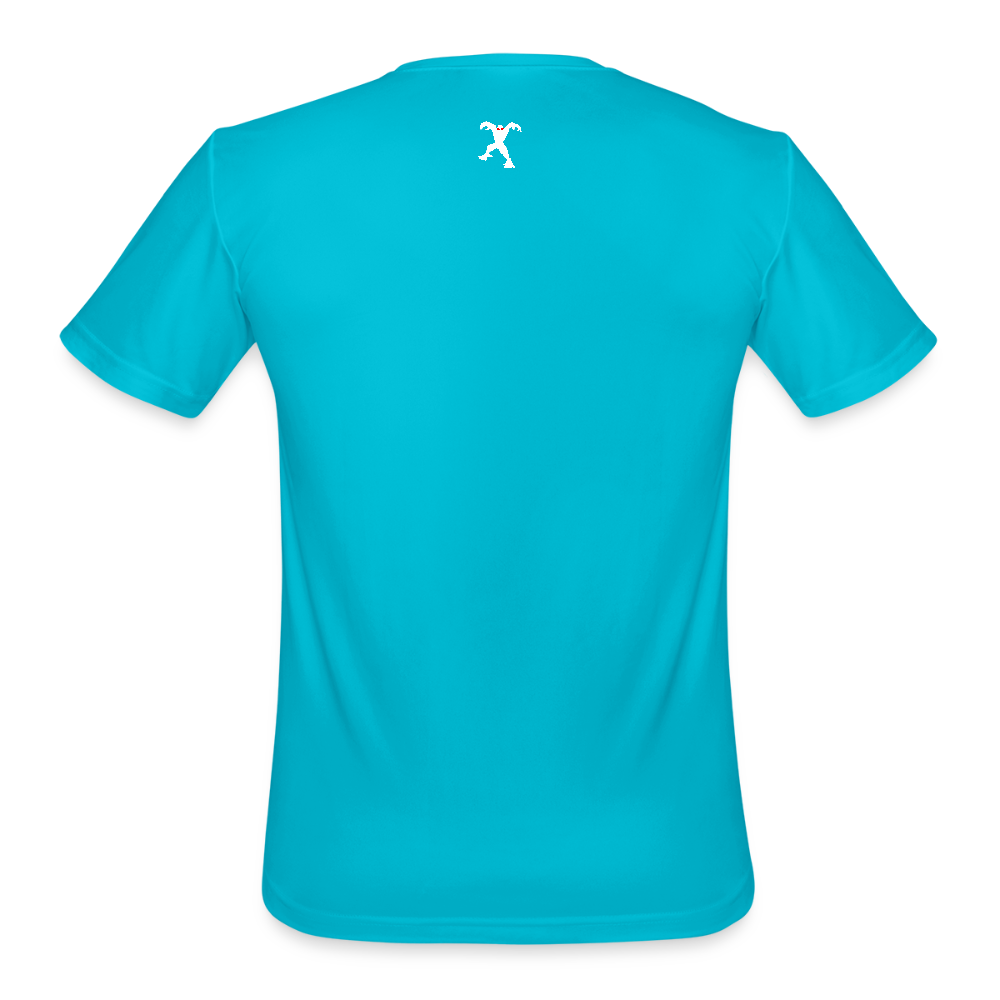 Men’s Moisture Wicking Performance T-Shirt - turquoise