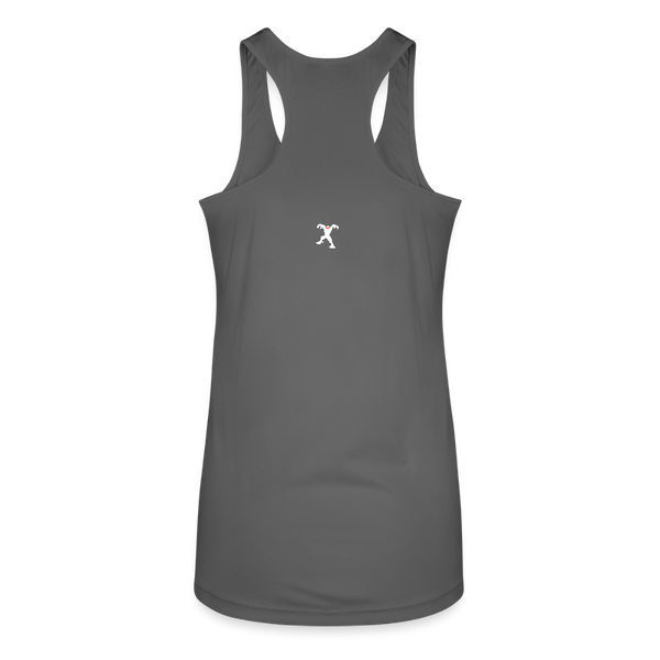 Women’s Performance Racerback Tank Top - charcoal