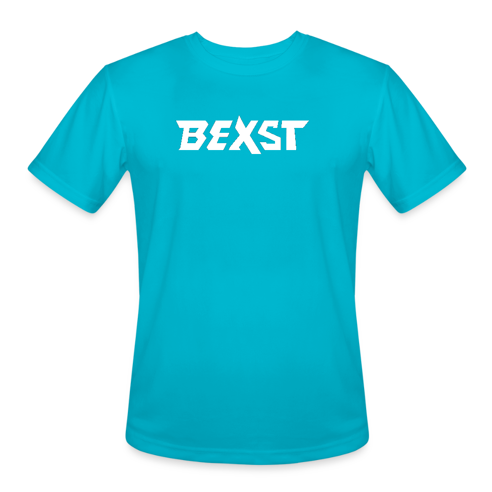 Men’s Moisture Wicking Performance T-Shirt - turquoise
