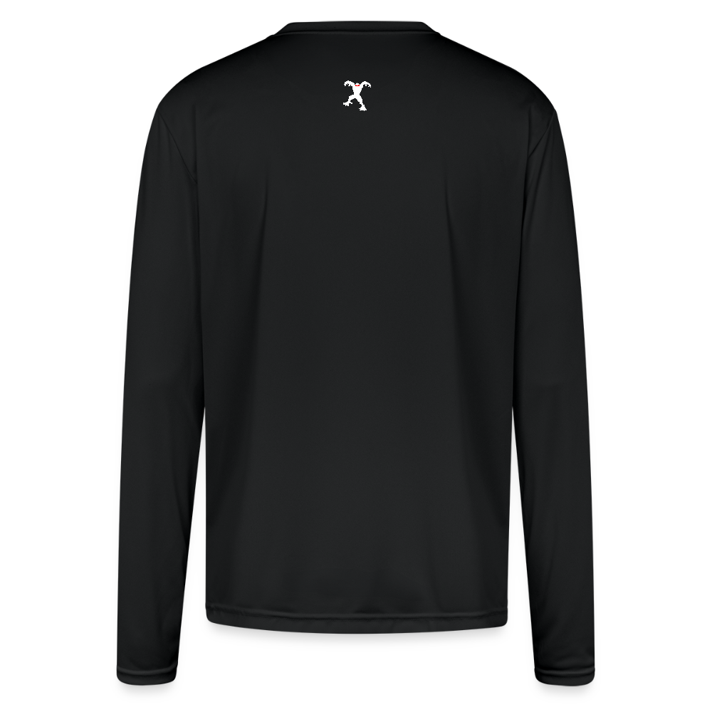 Men's Moisture Wicking Performance Long Sleeve T-Shirt - black