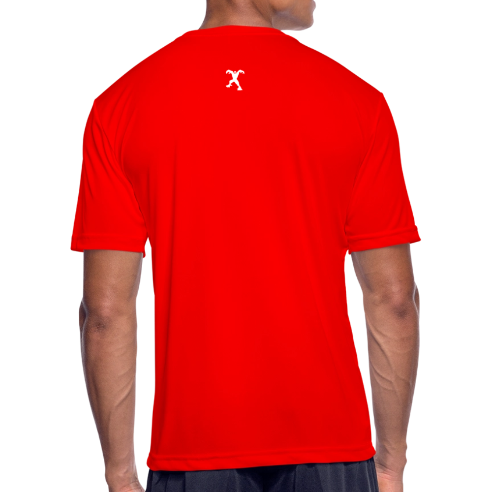 Men’s Moisture Wicking Performance T-Shirt - red