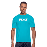 Men’s Moisture Wicking Performance T-Shirt - turquoise 25