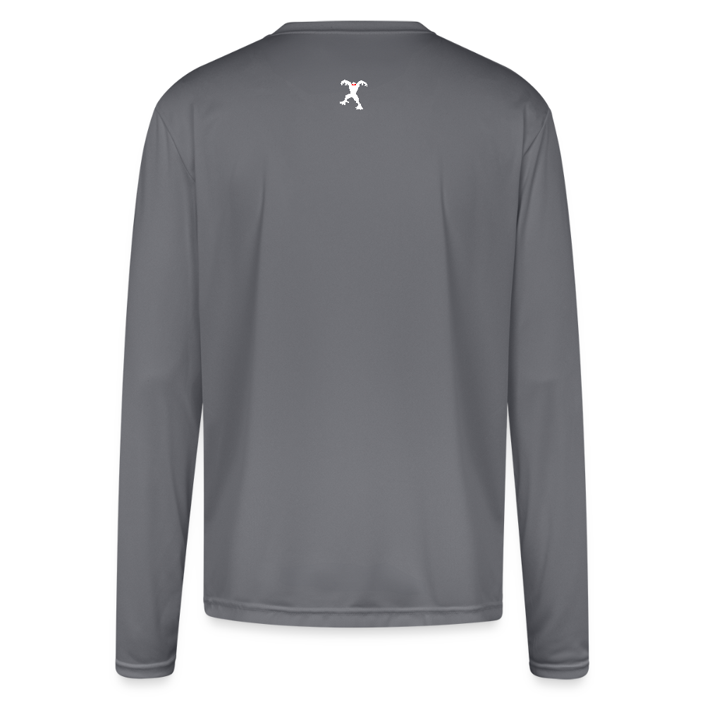 Men's Moisture Wicking Performance Long Sleeve T-Shirt - gray