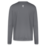 Men's Moisture Wicking Performance Long Sleeve T-Shirt - gray 4