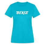 Women's Moisture Wicking Performance T-Shirt - turquoise 3