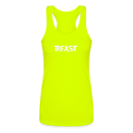 Women’s Performance Racerback Tank Top - neon yellow 5