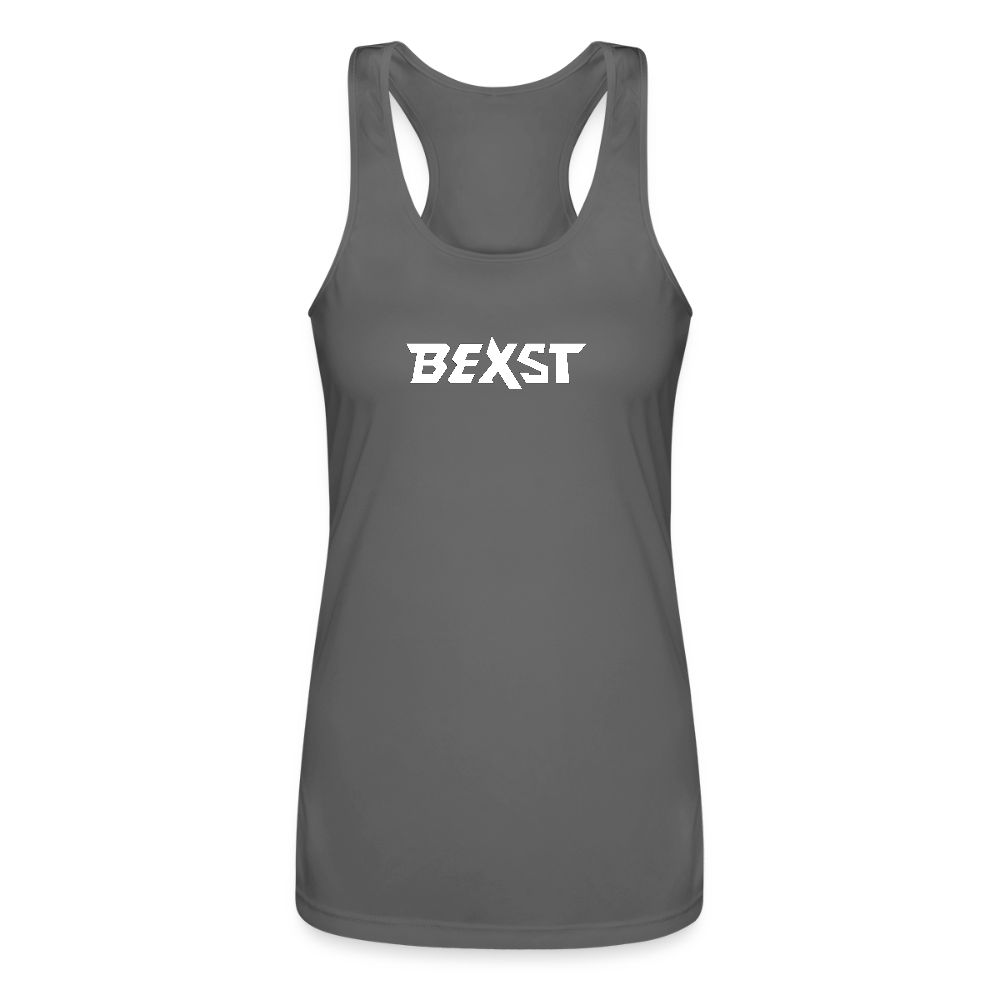 Women’s Performance Racerback Tank Top - charcoal