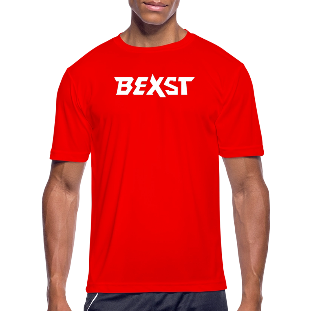 Men’s Moisture Wicking Performance T-Shirt - red