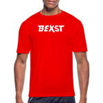 Men’s Moisture Wicking Performance T-Shirt - red 14