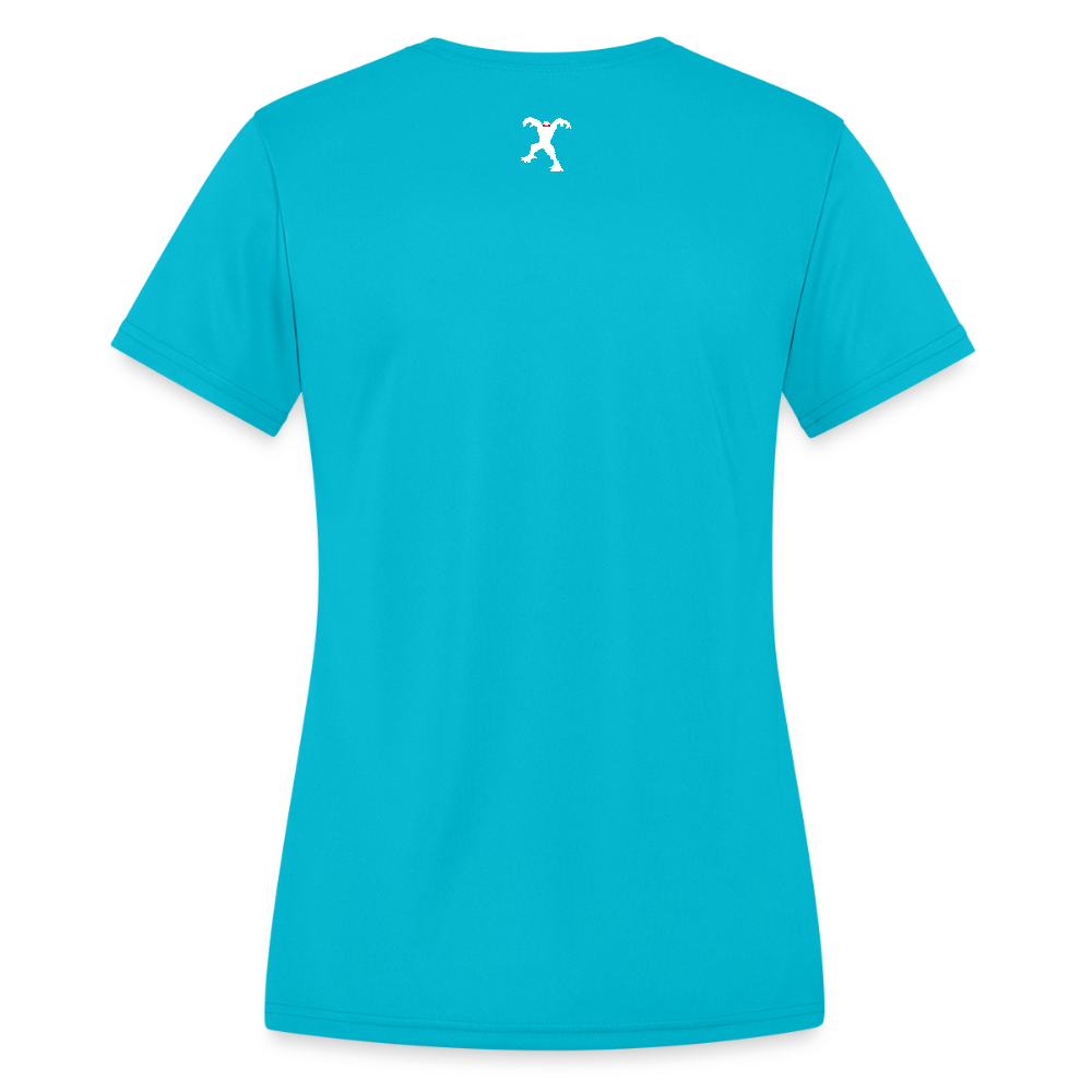 Women's Moisture Wicking Performance T-Shirt - turquoise