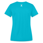 Women's Moisture Wicking Performance T-Shirt - turquoise 4