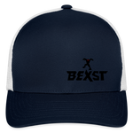 Flexfit Fitted Baseball Cap - navy/white 4