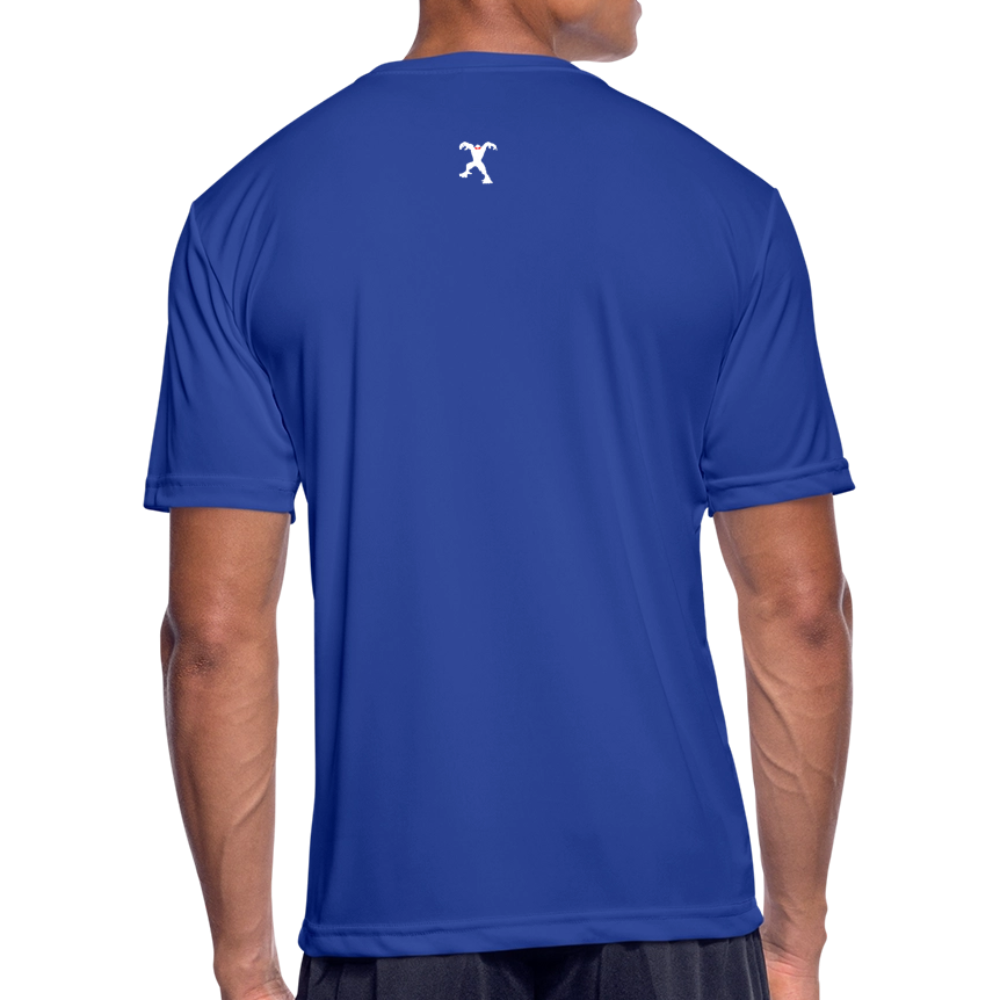 Men’s Moisture Wicking Performance T-Shirt - royal blue