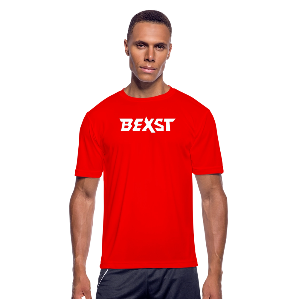 Men’s Moisture Wicking Performance T-Shirt - red