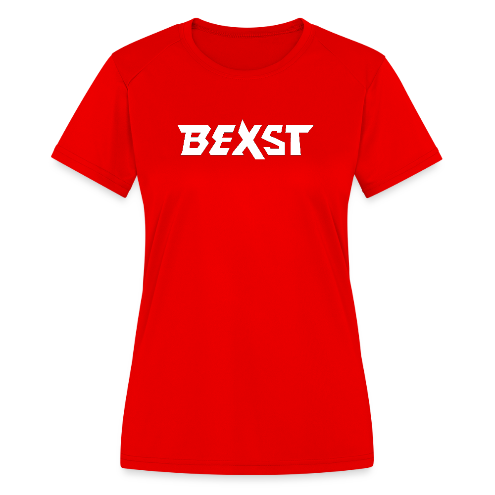 Women's Moisture Wicking Performance T-Shirt - red