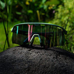 Makara Light Olive Sunglasses with Bronze X-Mirror Lens 7
