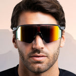 Chimera Black / Olive Sunglasses with Red X-Mirror Lens 7