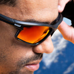 Iktomi Black / Red Sunglasses with Red X-Mirror Lens 7