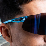 Indrik Turquoise Sunglasses with Blue X-Mirror Lens 7