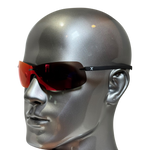 BEXST Neo Rimless Shield Wrap Sunglasses Red X-Mirror Lens 4