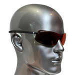 BEXST Neo Rimless Shield Wrap Sunglasses Red X-Mirror Lens 6