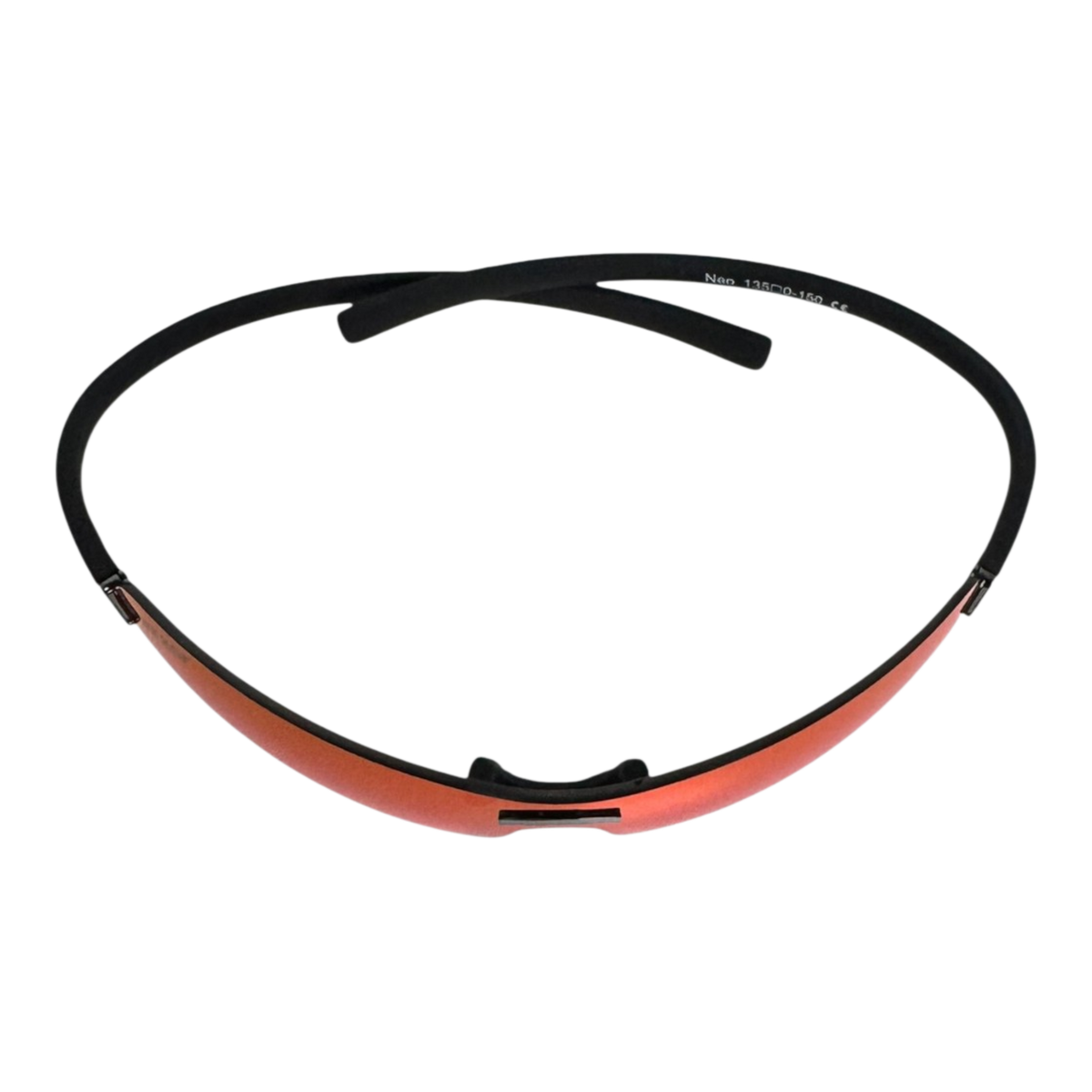 BEXST Neo Rimless Shield Wrap Sunglasses Red X-Mirror Lens