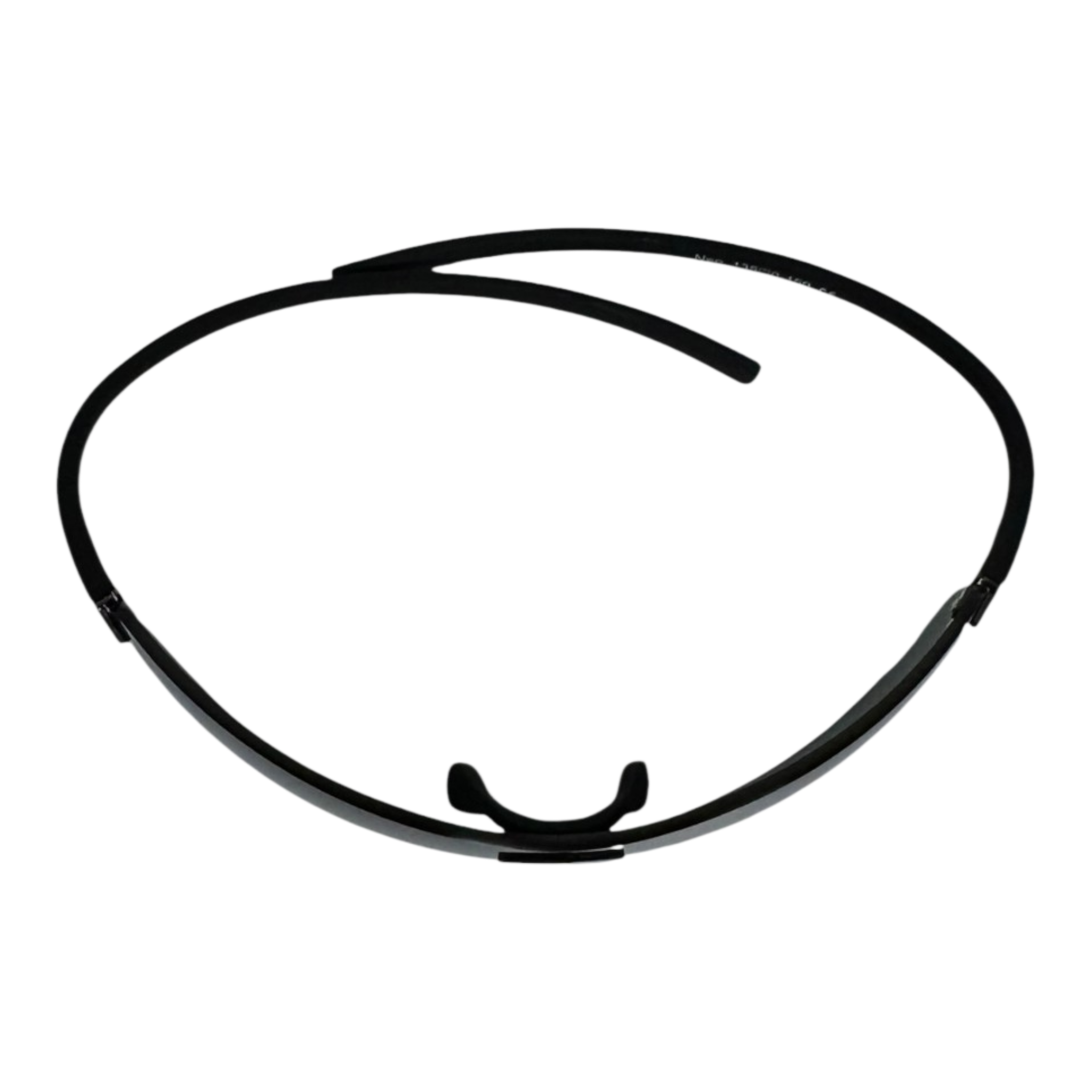 BEXST Neo Rimless Shield Wrap Sunglasses Dark Smoke Lens