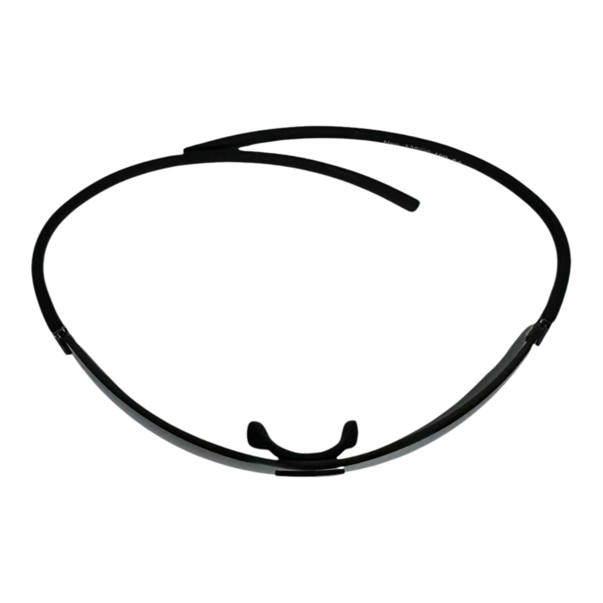 BEXST Neo Rimless Shield Wrap Sunglasses Dark Smoke Lens