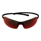 BEXST Neo Rimless Shield Wrap Sunglasses Red X-Mirror Lens