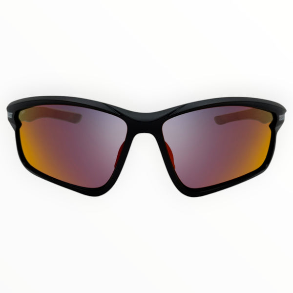 Iktomi Black / Red Sunglasses with Red X-Mirror Lens
