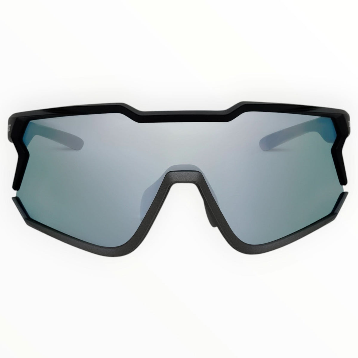 Nixie Black / Charcoal Sunglasses with Silver X-Mirror Lens