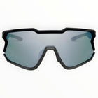 Nixie Black / Charcoal Sunglasses with Silver X-Mirror Lens