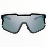 Nixie Black / Charcoal Sunglasses with Silver X-Mirror Lens 2