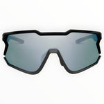 Twin Lens Nixie Black / Charcoal Sunglasses with Red X-Mirror Photochromic Lens and Silver X-Mirror Lens 15