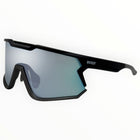 Nixie Black / Charcoal Sunglasses with Silver X-Mirror Lens