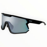 Nixie Black / Charcoal Sunglasses with Silver X-Mirror Lens 1