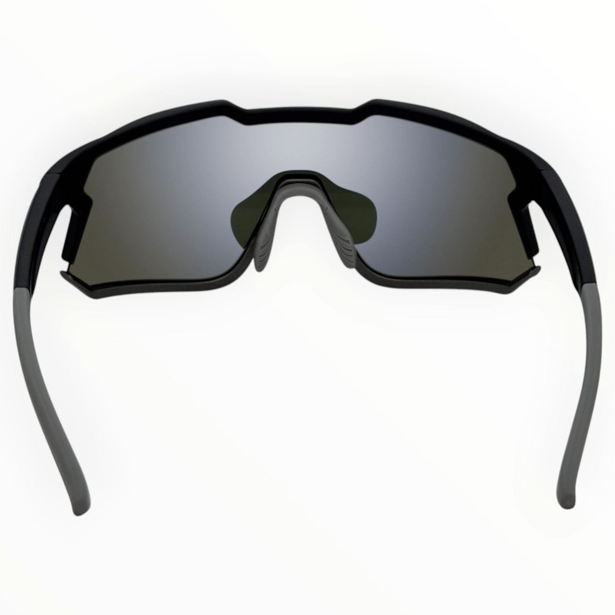 Nixie Black / Charcoal Sunglasses with Silver X-Mirror Lens