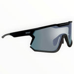 Nixie Black / Charcoal Sunglasses with Silver X-Mirror Lens 3