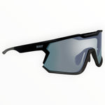Twin Lens Nixie Black / Charcoal Sunglasses with Red X-Mirror Photochromic Lens and Silver X-Mirror Lens 10