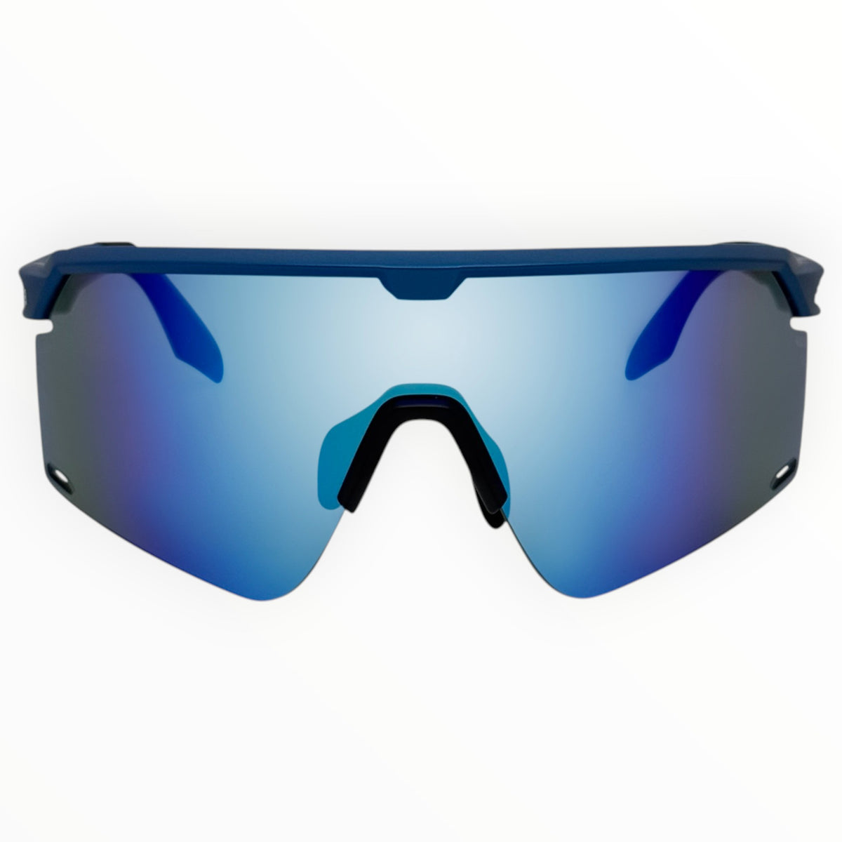 Chimera Dark Turquoise Sunglasses with Blue X-Mirror Lens