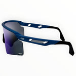 Chimera Dark Turquoise Sunglasses with Blue X-Mirror Lens 5