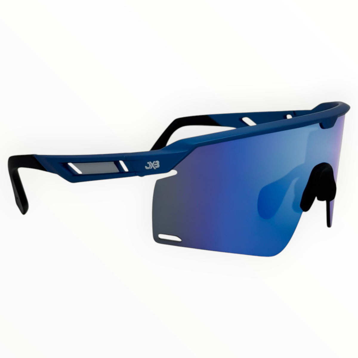 Chimera Dark Turquoise Sunglasses with Blue X-Mirror Lens