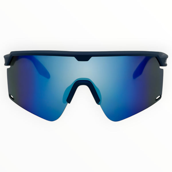 Chimera Two Tone Turquoise Sunglasses with Blue X-Mirror Lens