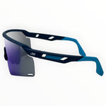 Chimera Two Tone Turquoise Sunglasses with Blue X-Mirror Lens 3