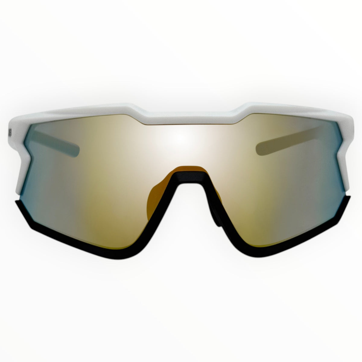 Nixie White / Black Sunglasses with Bronze X-Mirror Lens