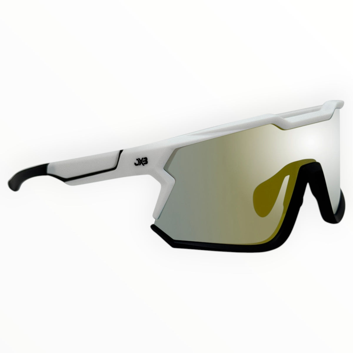 Nixie White / Black Sunglasses with Bronze X-Mirror Lens
