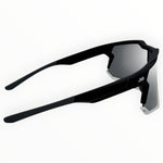Nixie Black / White Sunglasses with Silver X-Mirror Lens 6