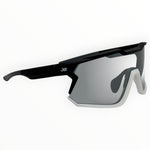 Nixie Black / White Sunglasses with Silver X-Mirror Lens 5